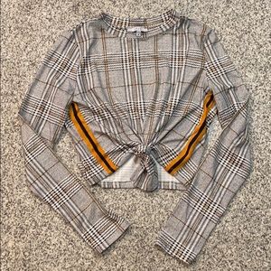 Iris Long-sleeved Crop Top